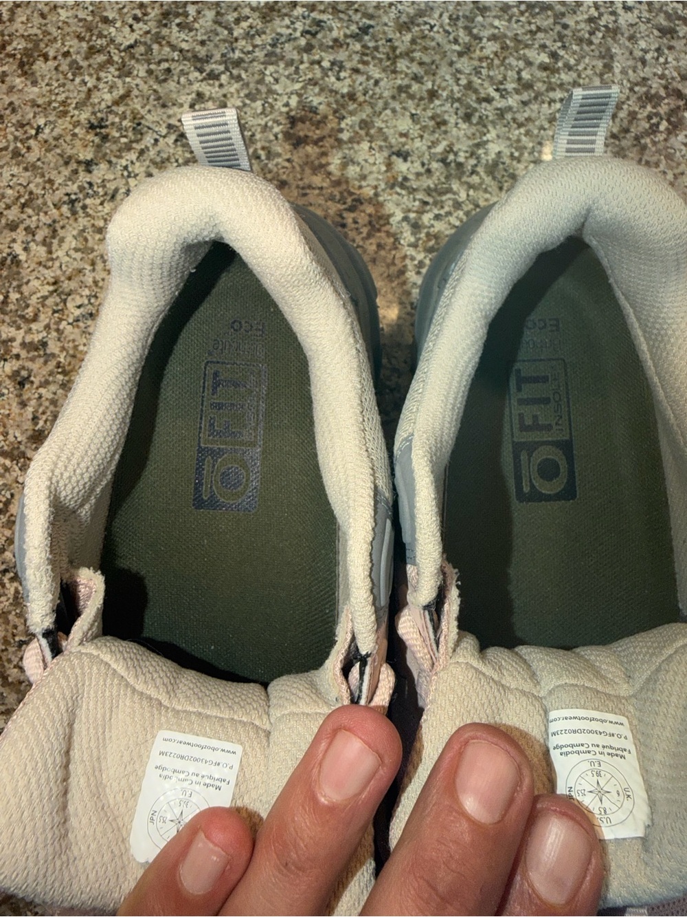 Oboz Women's Pink and Gray Trail Sneaker - Picture 9 of 9